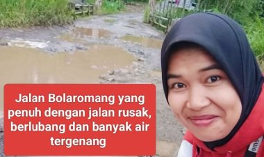 Jalan Maut Bolaromang Tak Kunjung Diperbaiki, Warga : Sudah Puluhan Tahun Tidak Diaspal